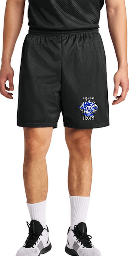 LaVergne Army JROTC Jogger Mesh Shorts | Blue Logo