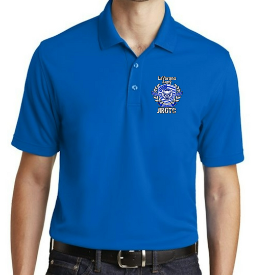 Wolverine Battalion Polo with Blue logo